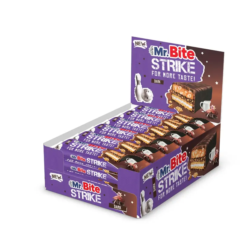 Toren Mr.Bite Strike Dark Schokoriegel 24x40g