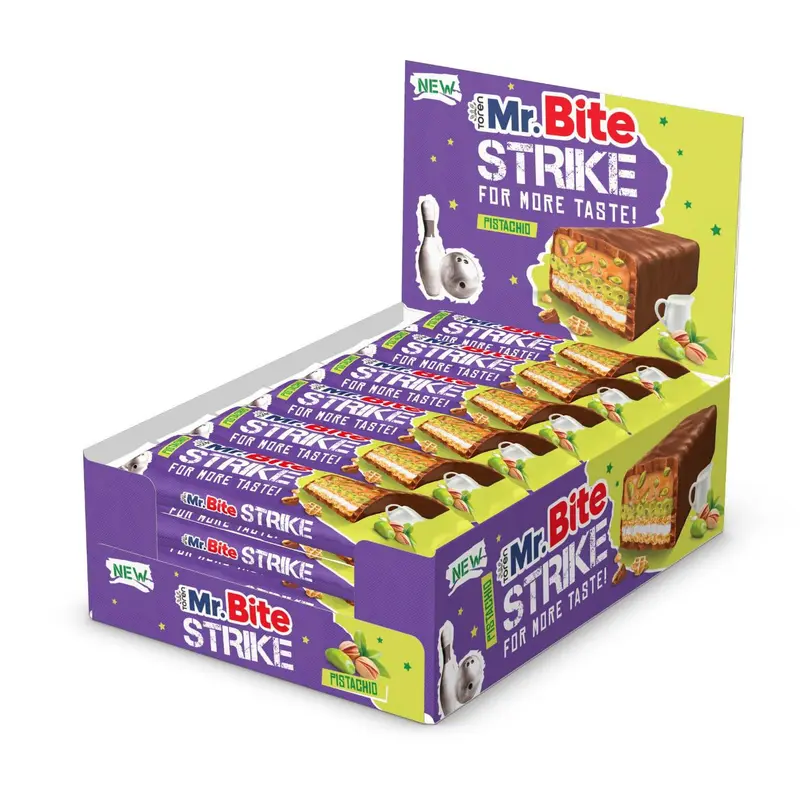 Toren Mr. Bite Strike Pistazien Schokoriegel 24 x 40g