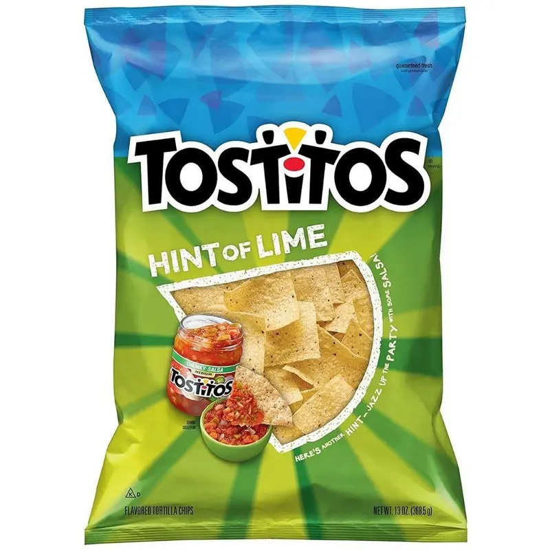 Tostitos Tortilla Chips Hint of Lime, Tortillas mit Limette 283,5g