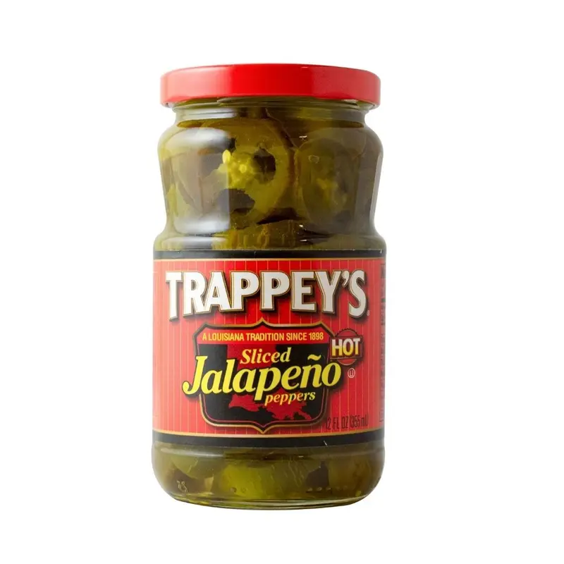 Trappey's Jalapeño Peppers Sliced, eingelegte Jalapeño-Paprika in Scheiben geschnitten, 340g