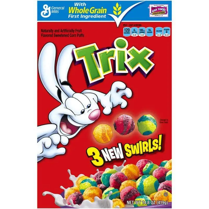 Trix 3 New Swirls!, Fruchtgetreide 303g