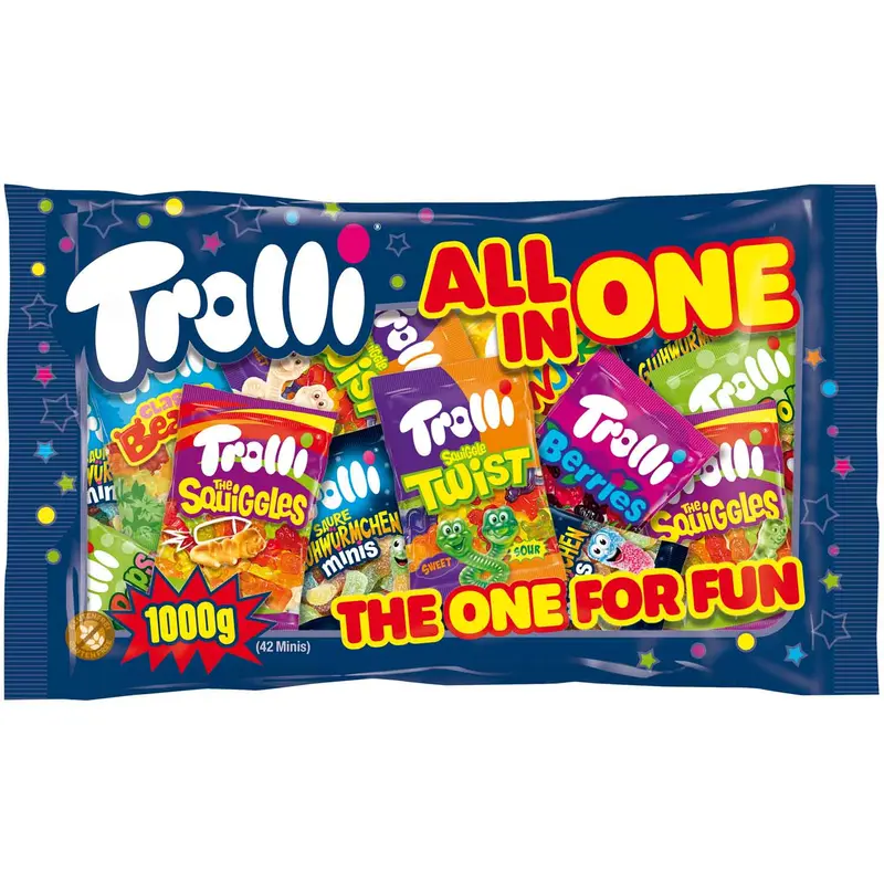 Trolli All in One Fruchtgummi Minis 42 Stk.