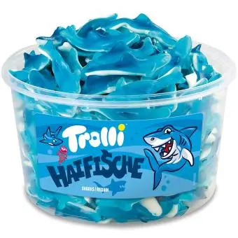 Trolli Haifische Fruchtgummi 150 Stk.
