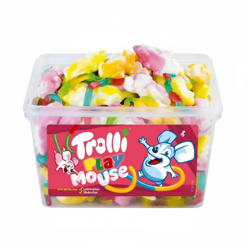 Trolli Playmouse Fruchtgummi Schaumzucker 75 Stk.