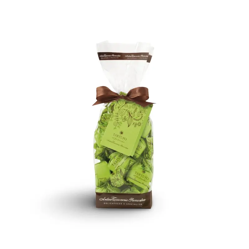 Trüffelpralinen mit Pistazien TARTUFO AL PISTACCHIO, 200gr