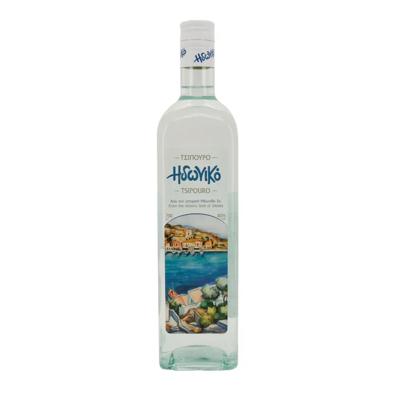 Tsipouro Idoniko | Griechischer Tresterbrand | ohne Anis | 40 % vol. | 700 ml