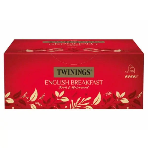 Twinings of London Schwarztee English Breakfast Tea - 100x2g Beutel