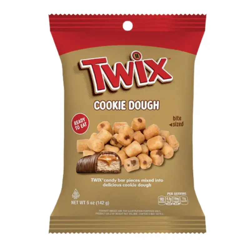 Twix Cookie Dough Bite Size, Kekse mit Twix 142g
