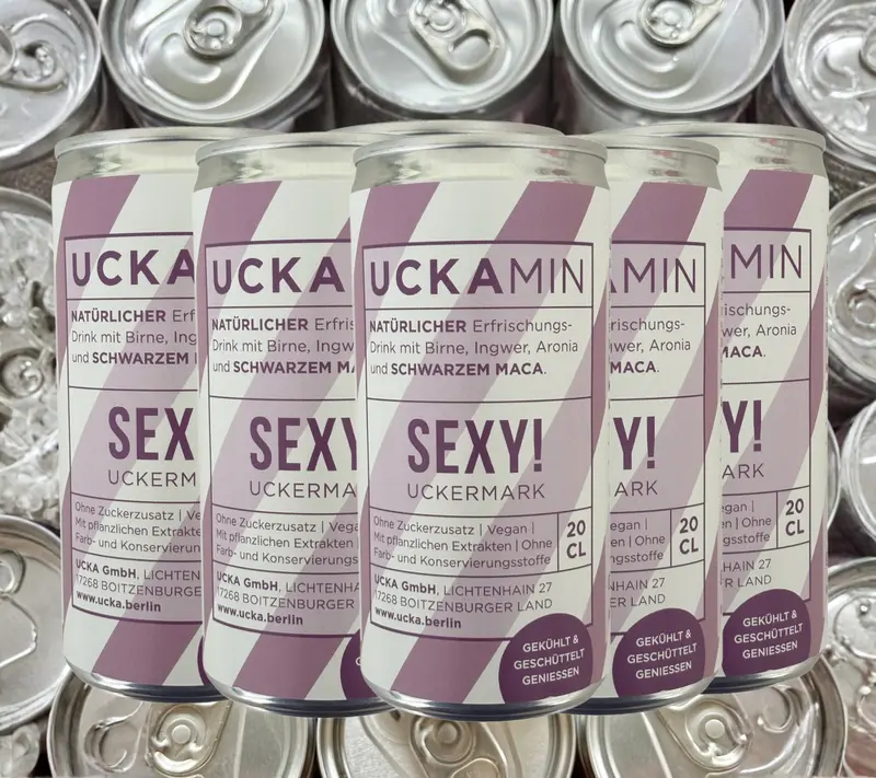 UCKAMIN SEXY - Anti-Kater Ingwer-Shot – Vitalität & Frische mit schwarzem Maca! 12x200ml