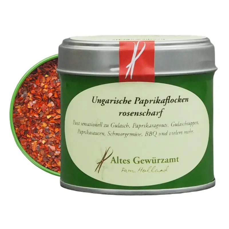 Ungarische Paprikaflocken rosenscharf