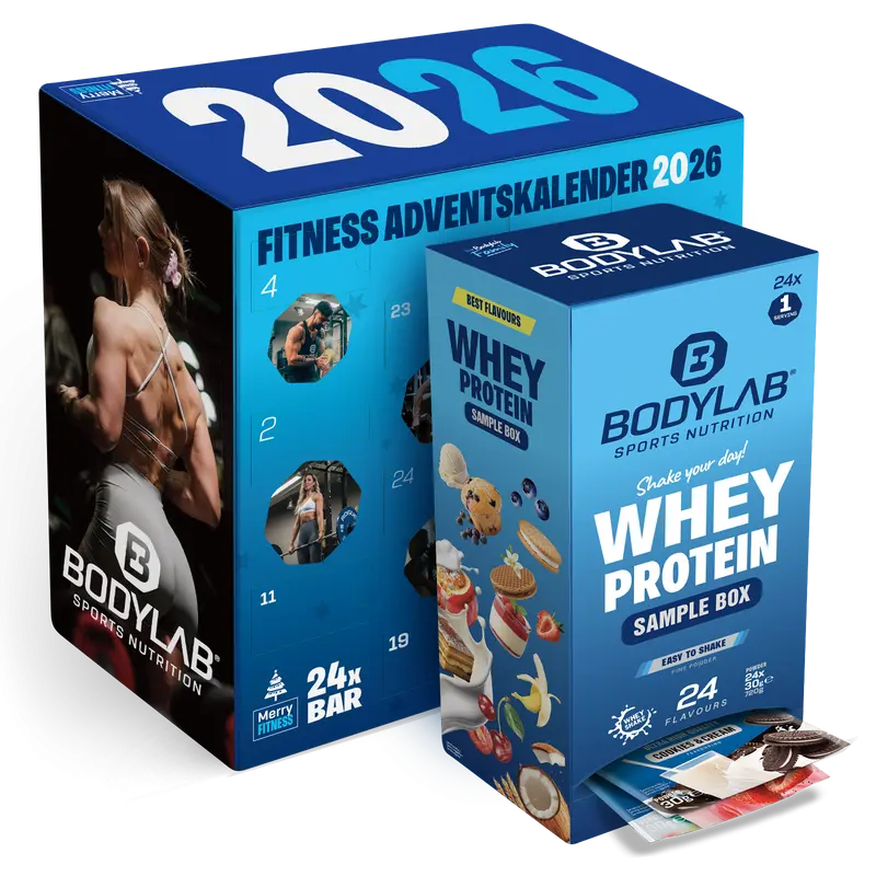 Unser BODYLAB Adventskalender im gemischten Doppelpack