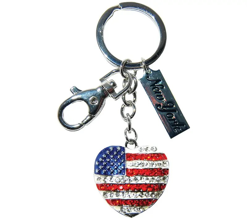 USA Flag Keyring