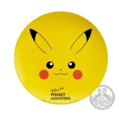 Usuniku Melamine-Sei Plate Pikachu F23 MBL20P (Pikachu