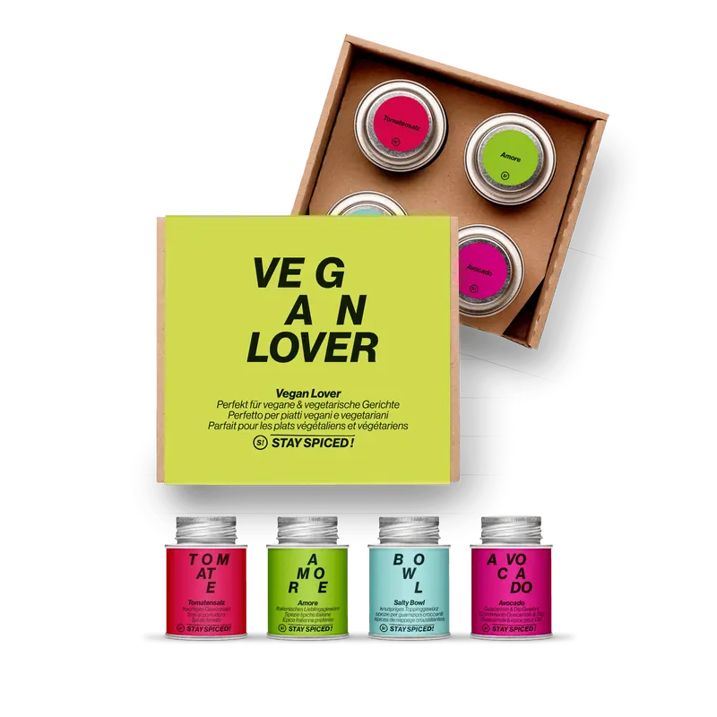VEGAN LOVER | Gewürze Set | 4 Gewürze