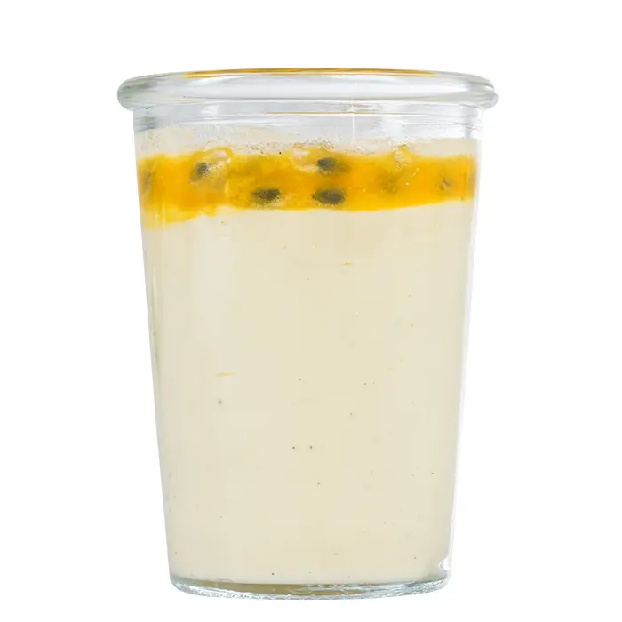 Vegane Passionsfrucht Creme