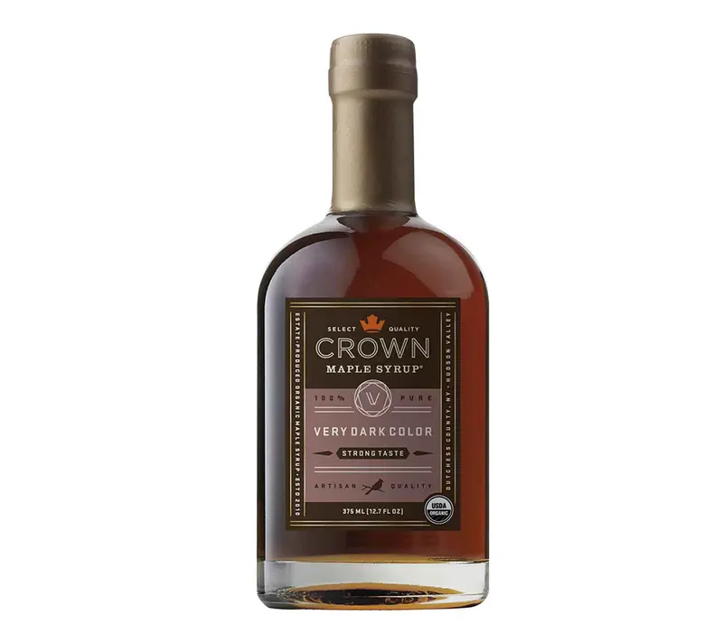 Very Dark Color Maple Syrup von Crown Maple (Ahornsirup - Glasflasche)