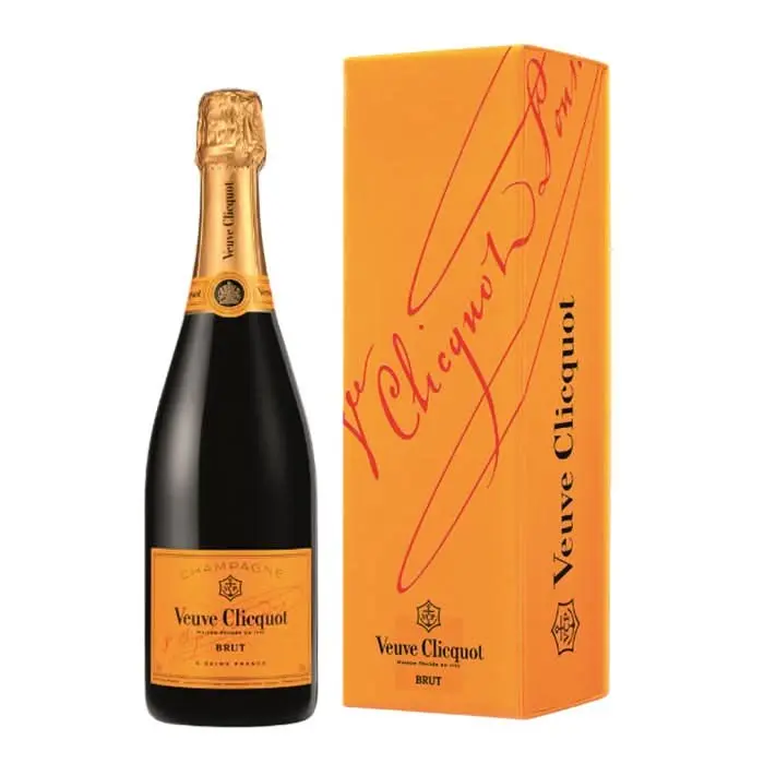 Veuve Clicquot Brut in Geschenkbox, Champagne, Frankreich