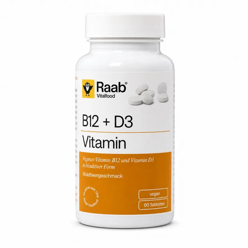 Vitamin B12 + D3 (60 Lutschtabletten)
