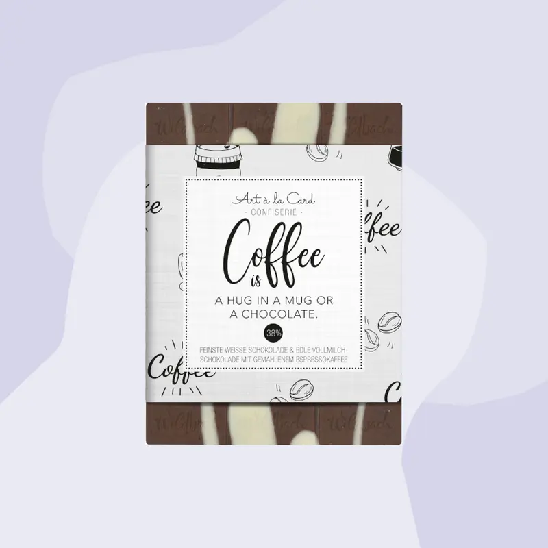 Vollmilchschokolade mit Espressokaffee