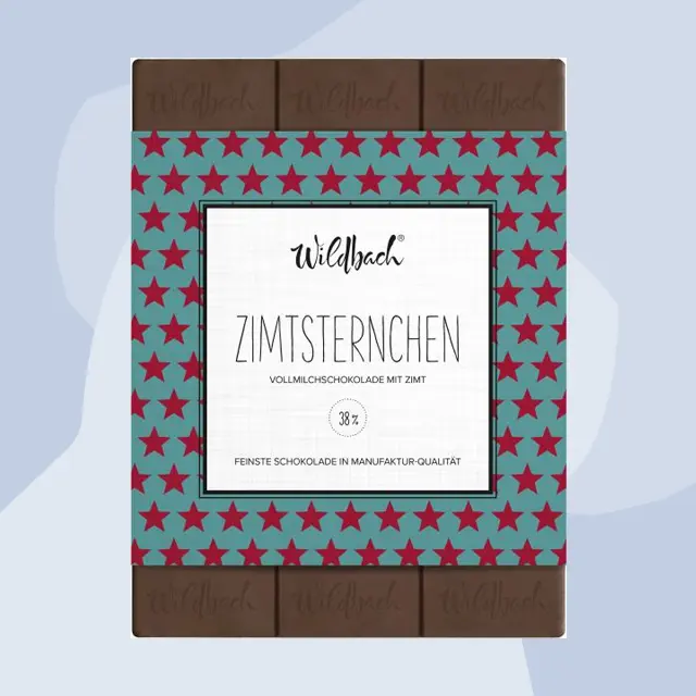 Vollmilchschokolade Zimtsternchen