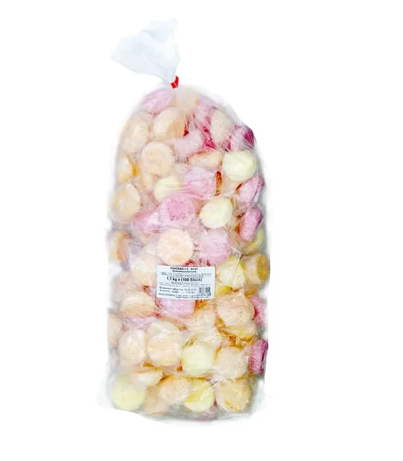 vontek Kokosbälle – Perfektes Wurfmaterial für Karneval & Fasching – 100 Stück, 1100g