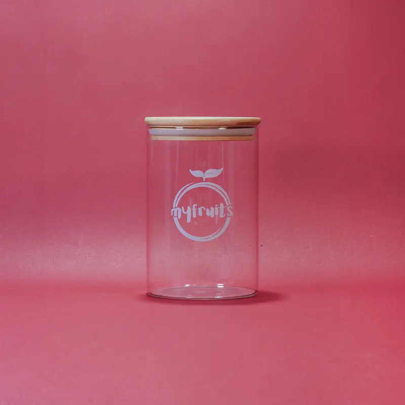 Vorratsglas mit Bambusdeckel 1000ml