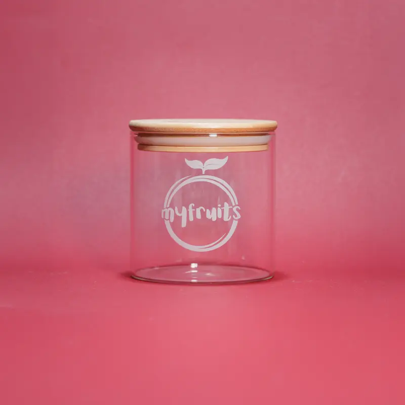 Vorratsglas mit Bambusdeckel 600ml