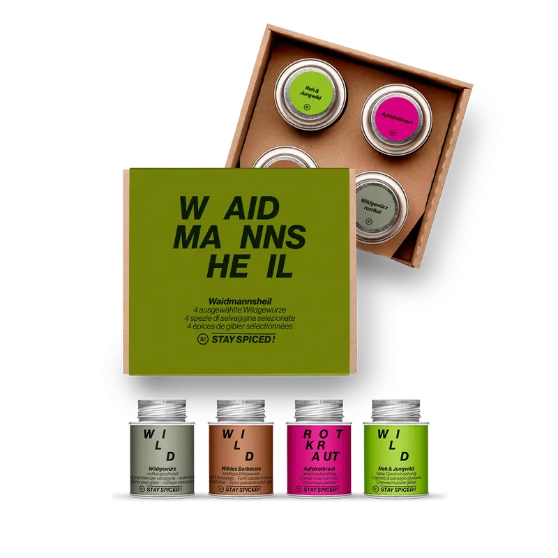 WAIDMANNSHEIL | Gewürze Set | 4er Geschenkbox