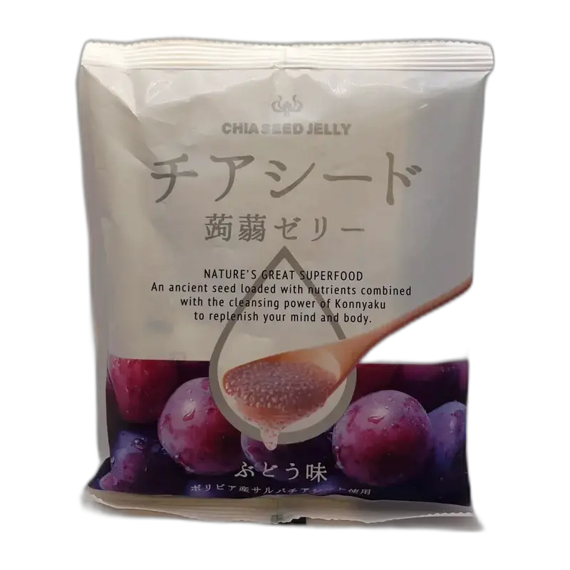 WAKASHOU Chiaseed Jelly Grape 165G