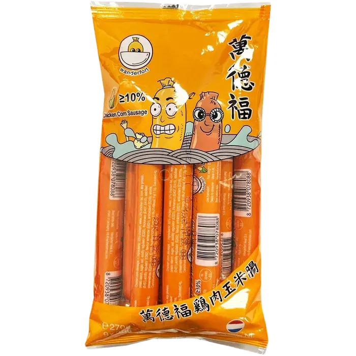 WANDERFORT W√ºrstchen H√ºhnchen Mais 270G