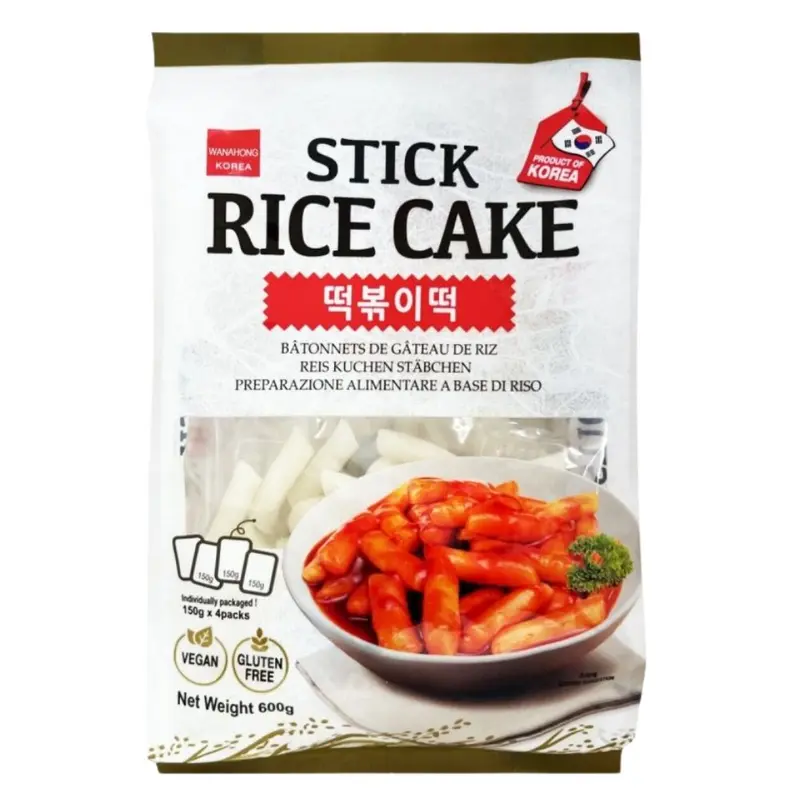 Wang Korea Stick Rice Cake, koreanische Reiskuchen aus 600g