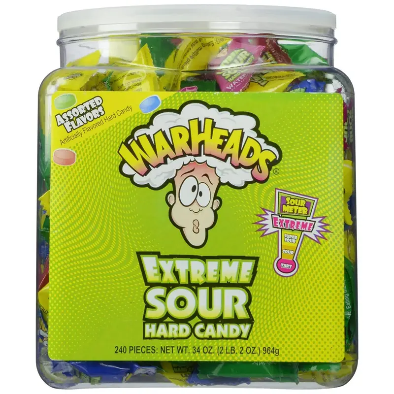 Warheads saure USA Bonbons - 240 Stück Dose