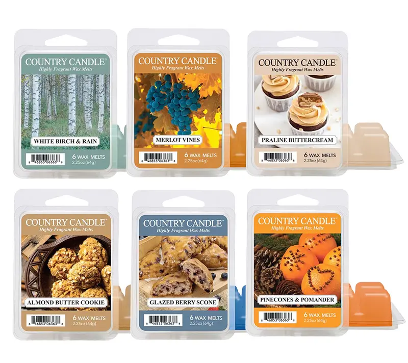 Wax Melt Bundle Herbstsdüfte 2024 von Country Candle