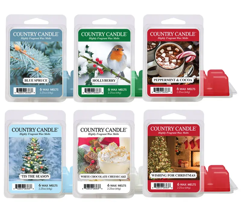 Wax Melt Bundle Winterdüfte 2023 von Country Candle