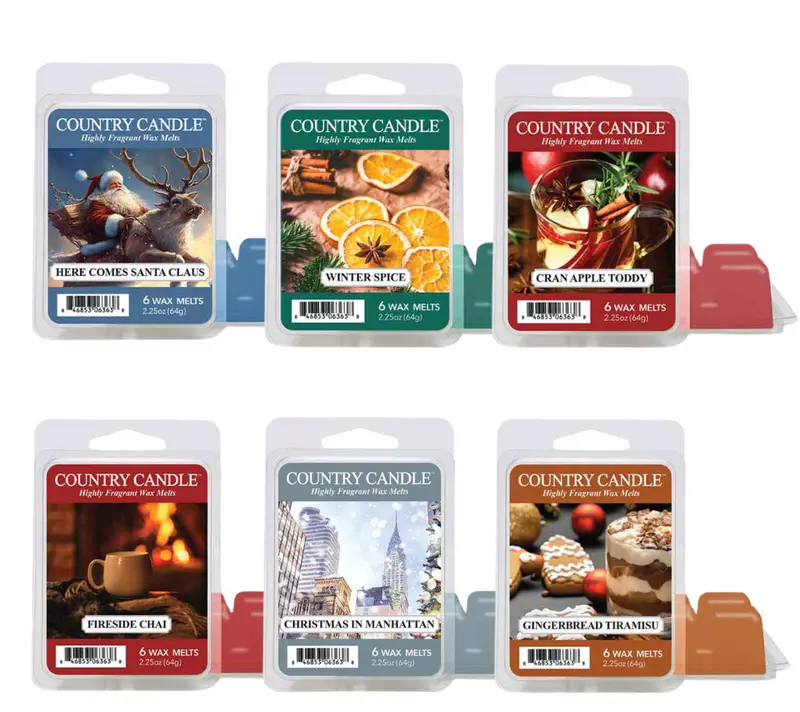 Wax Melt Bundle Winterdüfte 2024 von Country Candle