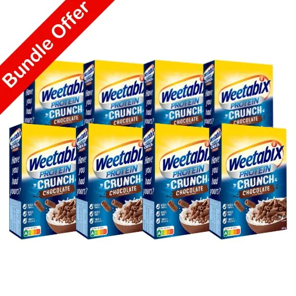 Weetabix Müsli Protein Crunch Schokolade 8er Pack - 8x450g