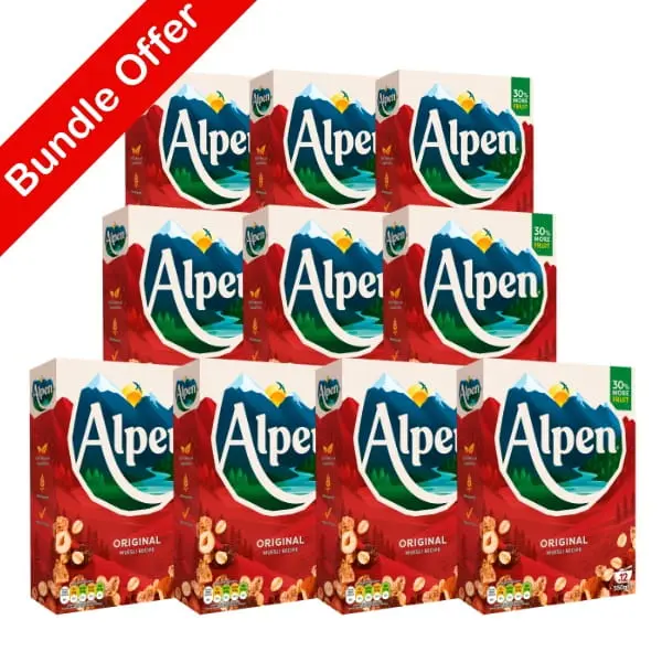 Weetabix Schweizer Alpen Müsli Original 10er Pack - 10x550g