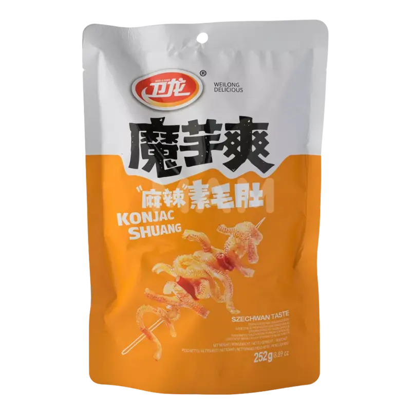 WEILONG Konjak Snack Szechuan 252G
