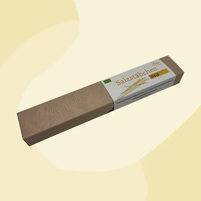 Weiße Salzstäbchen