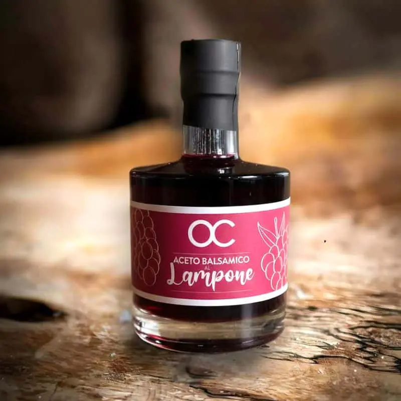 Weißer Balsamico mit Himbeere