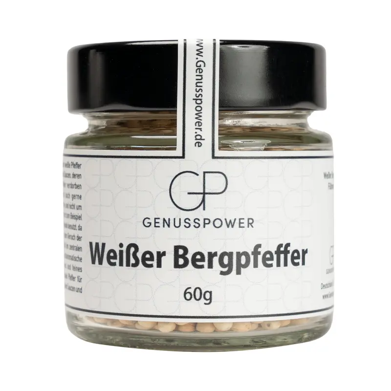 Weißer Bergpfeffer - Feine Schärfe mit elegantem Aroma