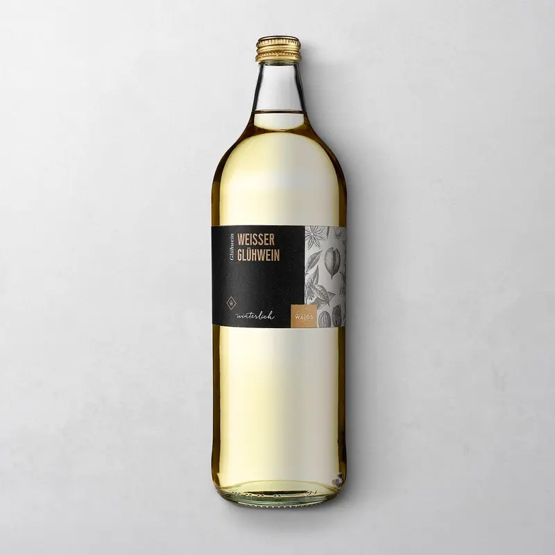 WEISSER GLÜHWEIN - 9,5 % vol - 1 Liter