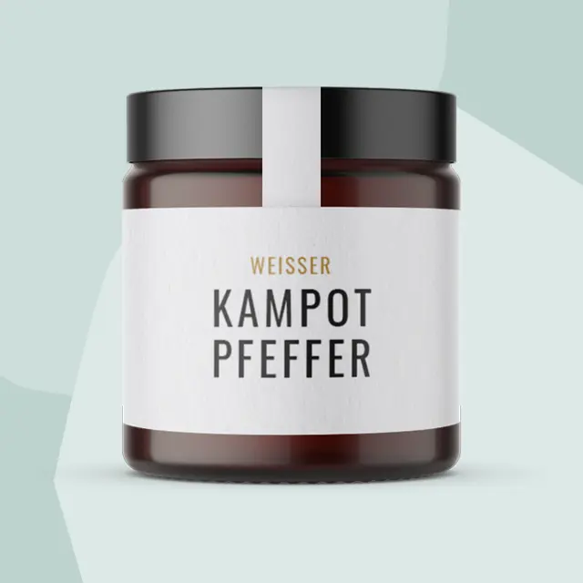 Weißer Kampot Pfeffer