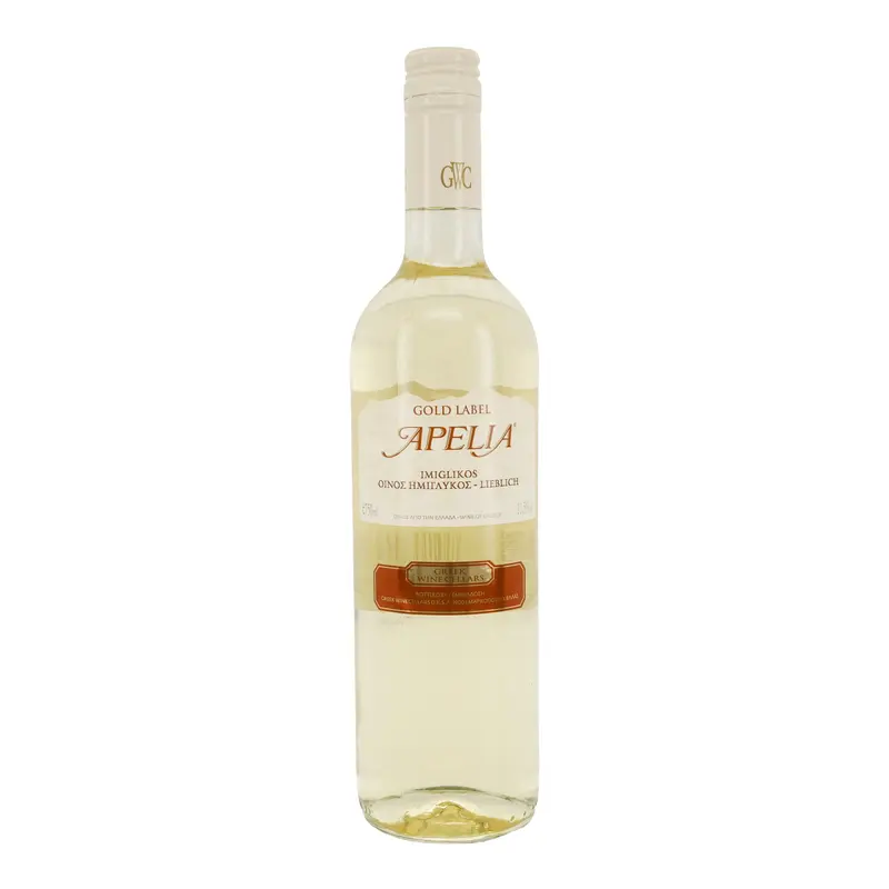 Weißwein Apelia Gold Label | Imiglykos | Lieblich | 11,5 % vol. | 750 ml