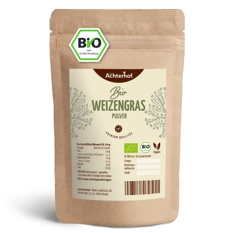 Weizengras Pulver Bio (1000g)