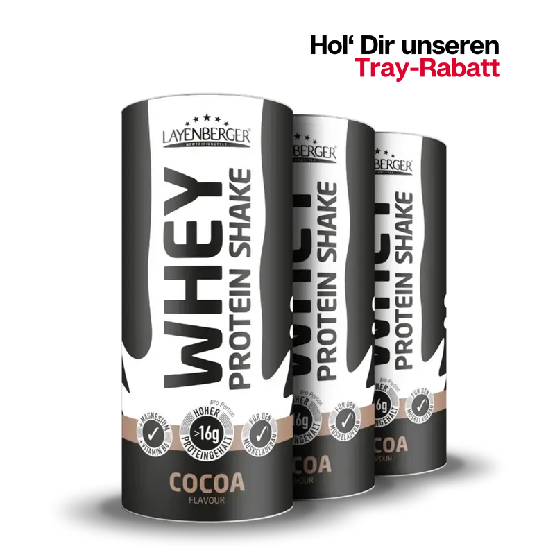 WHEY PROTEIN SHAKE Cocoa 3er Karton