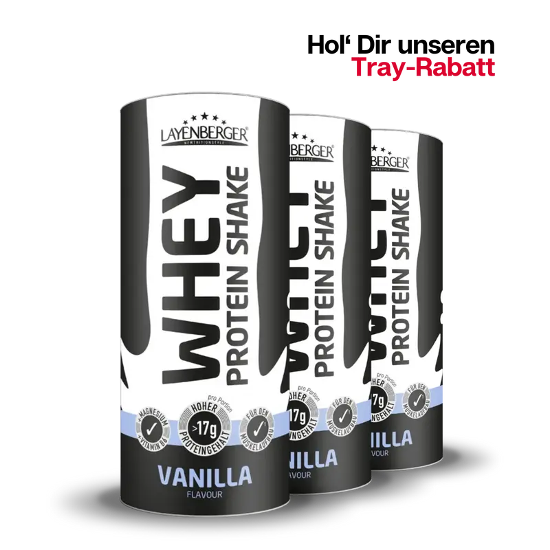 WHEY PROTEIN SHAKE Vanilla 3er Karton