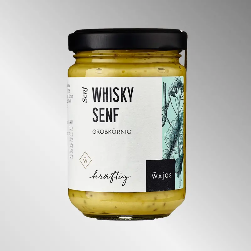 Whisky Senf grobkörnig - 140ml