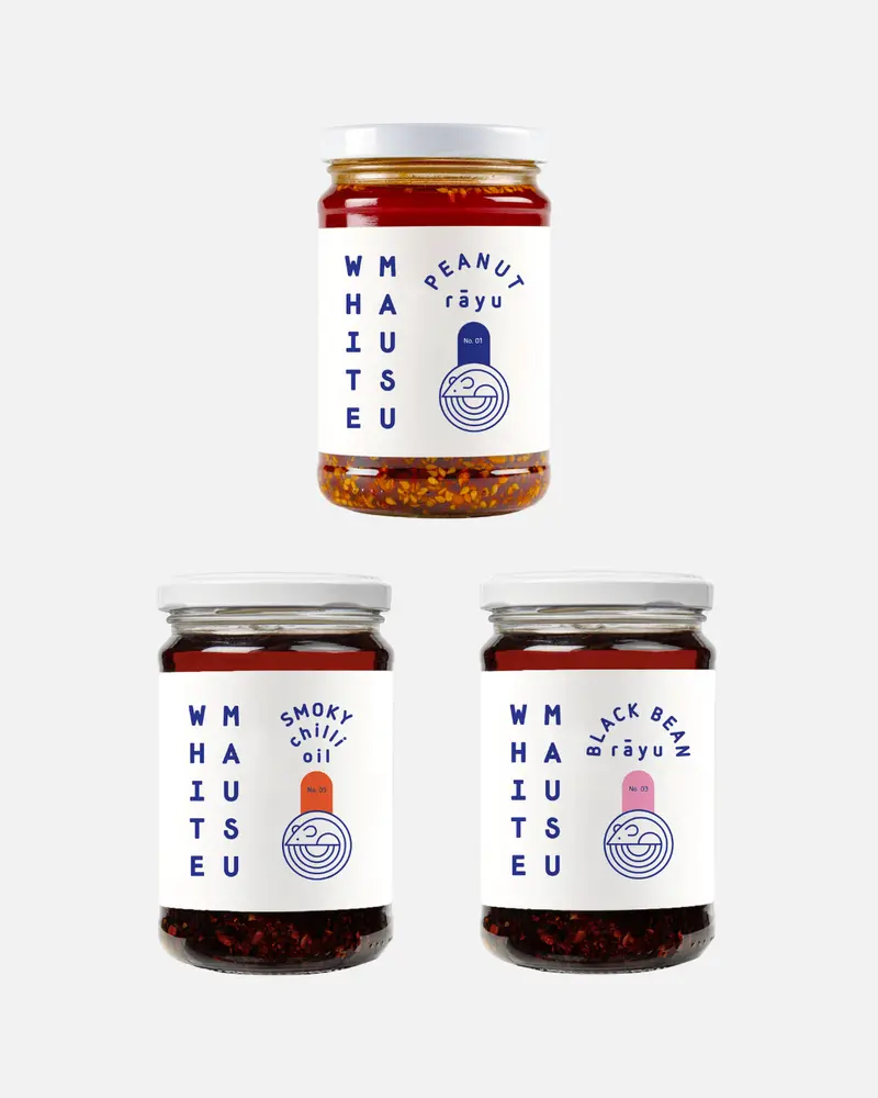 White Mausu Chiliöl Probierset, 3 x 240g