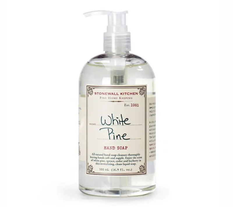 White Pine Hand Soap von Stonewall Kitchen (Spender mit 500 ml Flüssigseife)